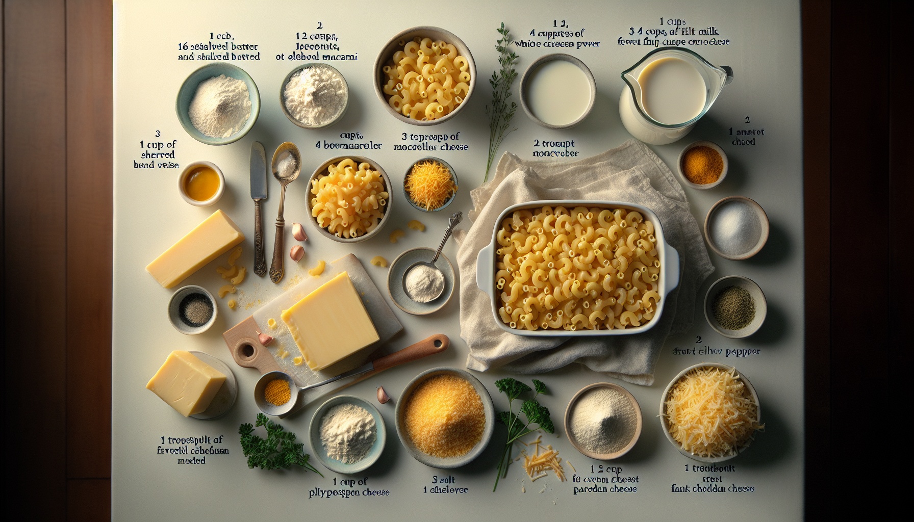 Creamy Baked Mac and Cheese with Buttery Herb Crumb Topping Recipe