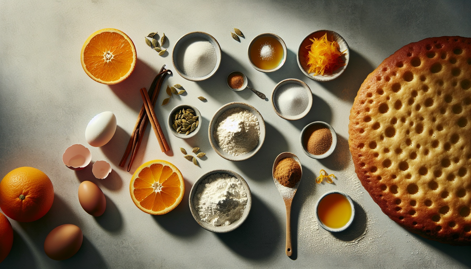 Spiced Orange Cardamom Cake with Honey Whipped Ricotta Recipe