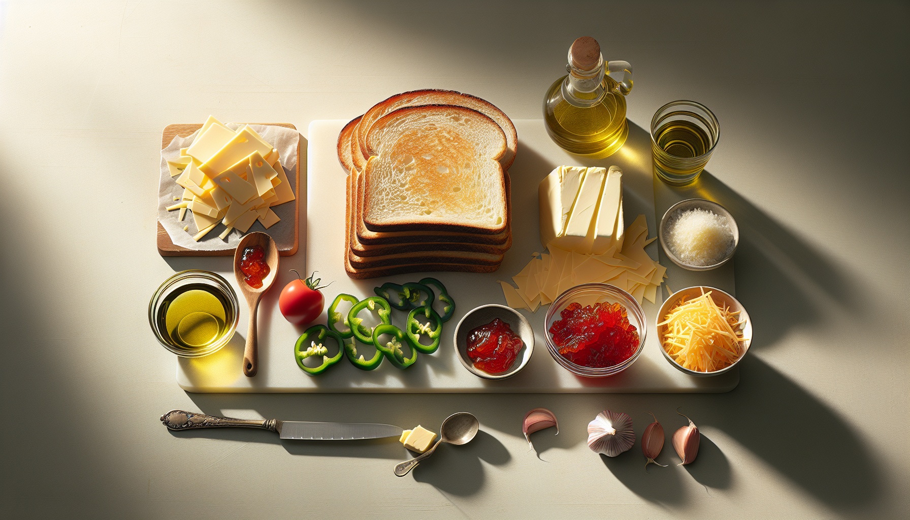 Ultimate Crunchy Sourdough Grilled Cheese with Jalapeno Havarti and Red Pepper Jelly Recipe
