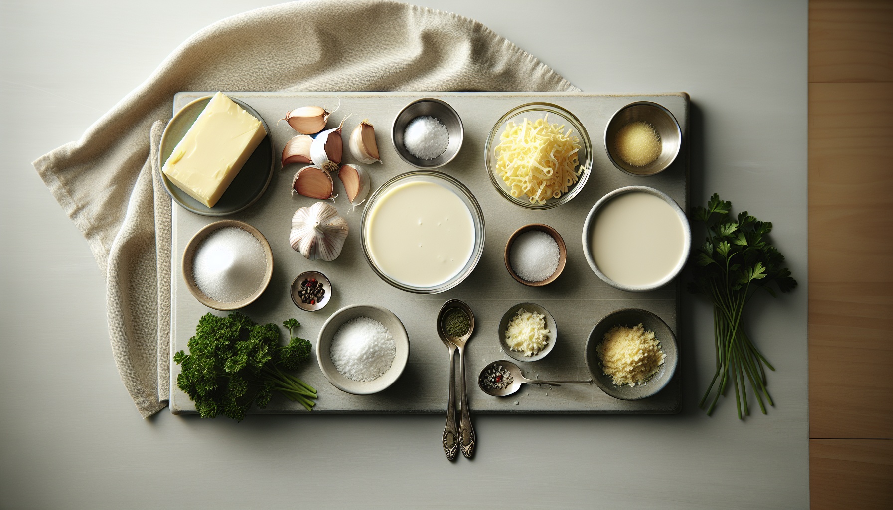 Classic Creamy Alfredo Sauce with Fresh Parmesan and Garlic Recipe