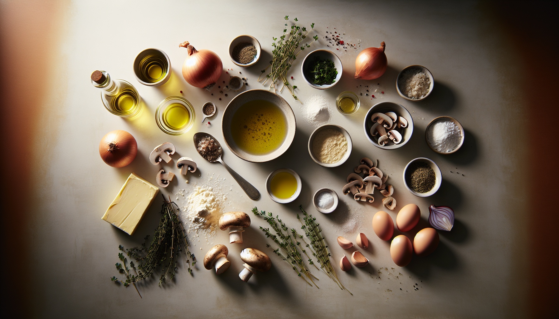 Classic Creamy Mushroom Soup with Thyme and Sherry Recipe