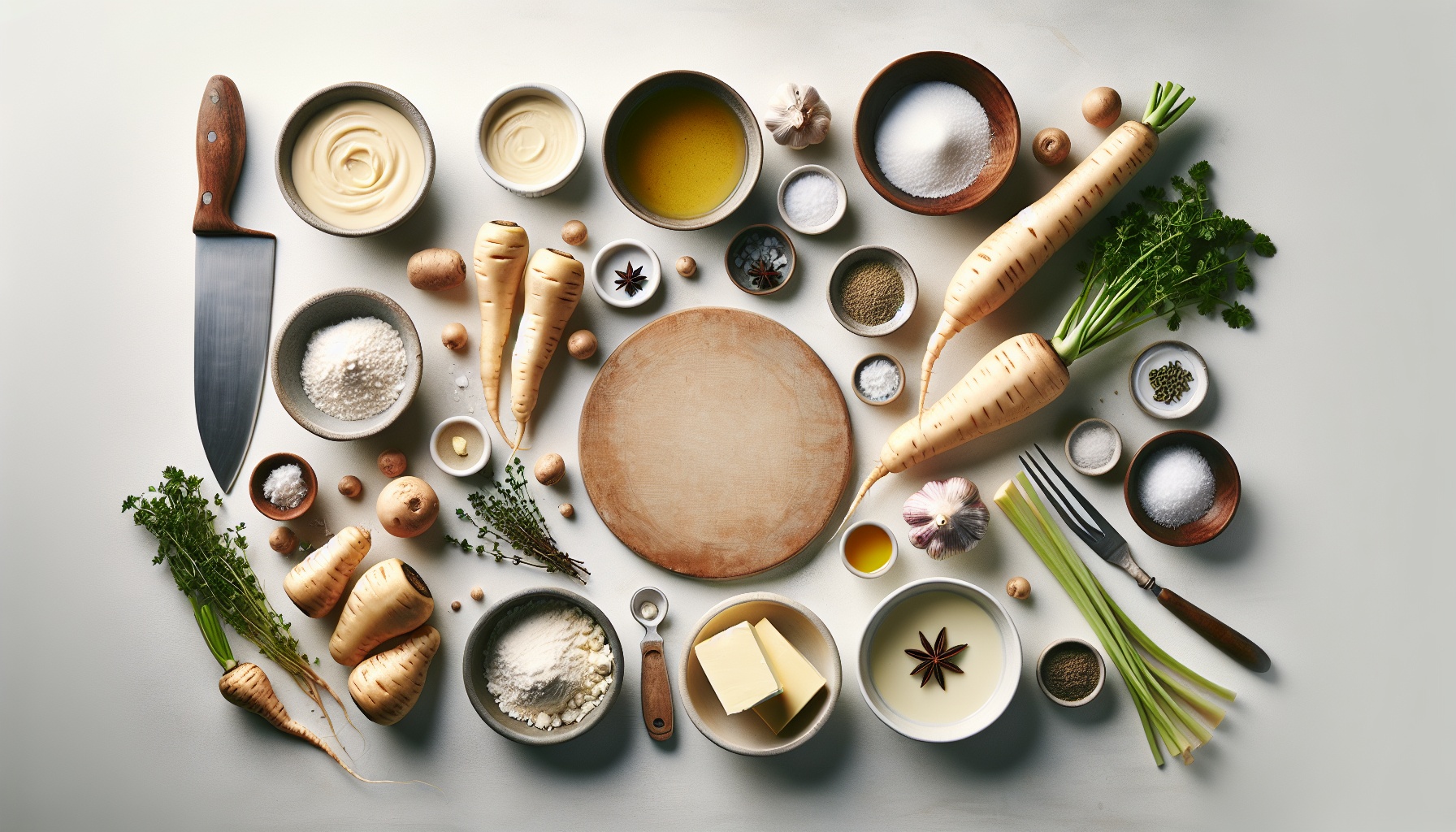 Classic Creamy Parsnip Puree with Nutmeg and Thyme Recipe