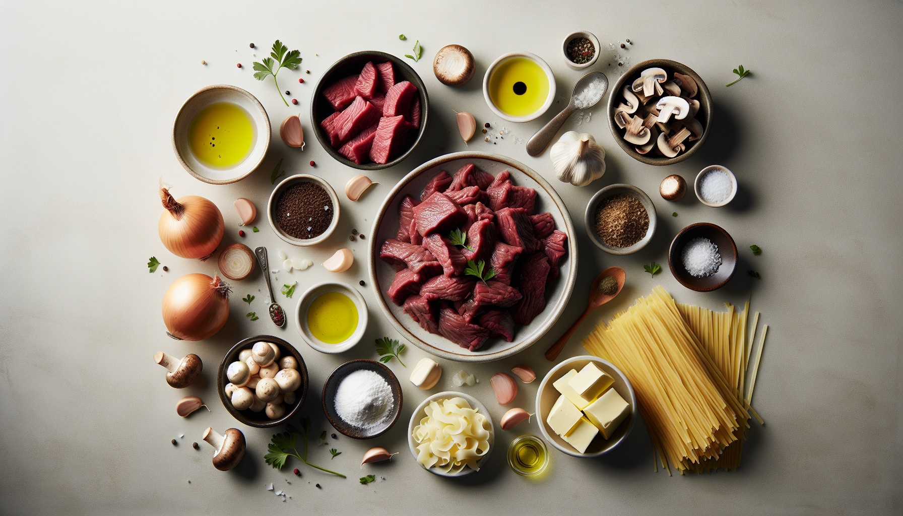 Classic Homemade Beef Stroganoff with Creamy Mushroom Sauce Recipe