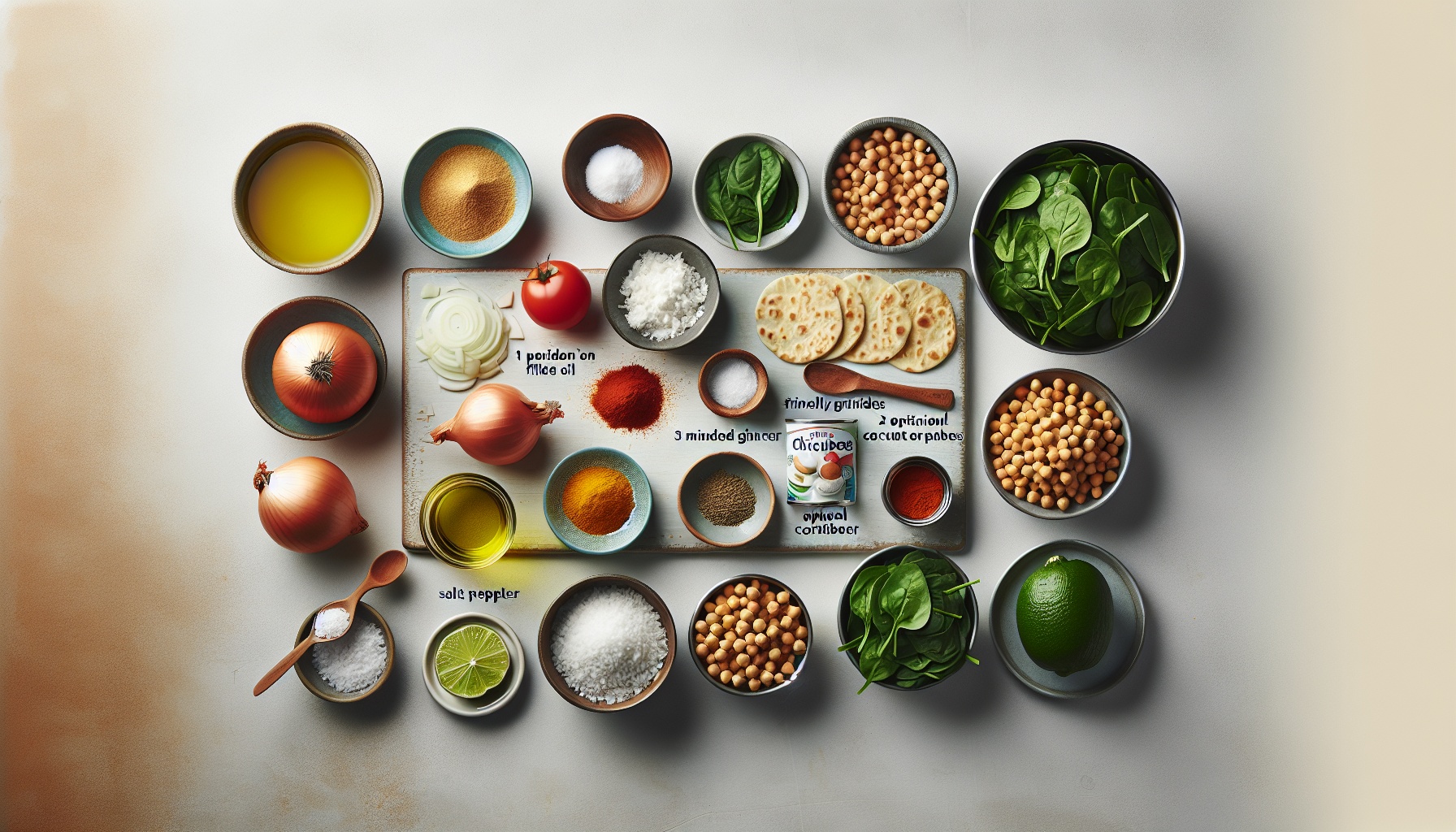 Creamy Coconut Chickpea Curry with Ginger and Turmeric Recipe