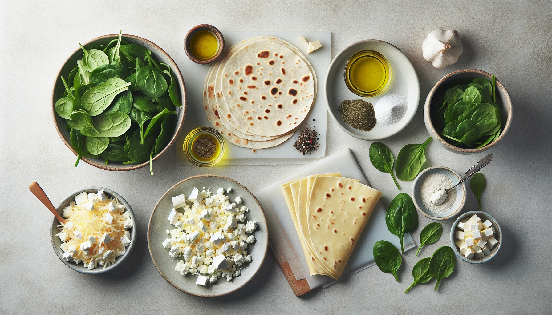 Easy Homemade Creamy Spinach Feta Quesadillas Recipe