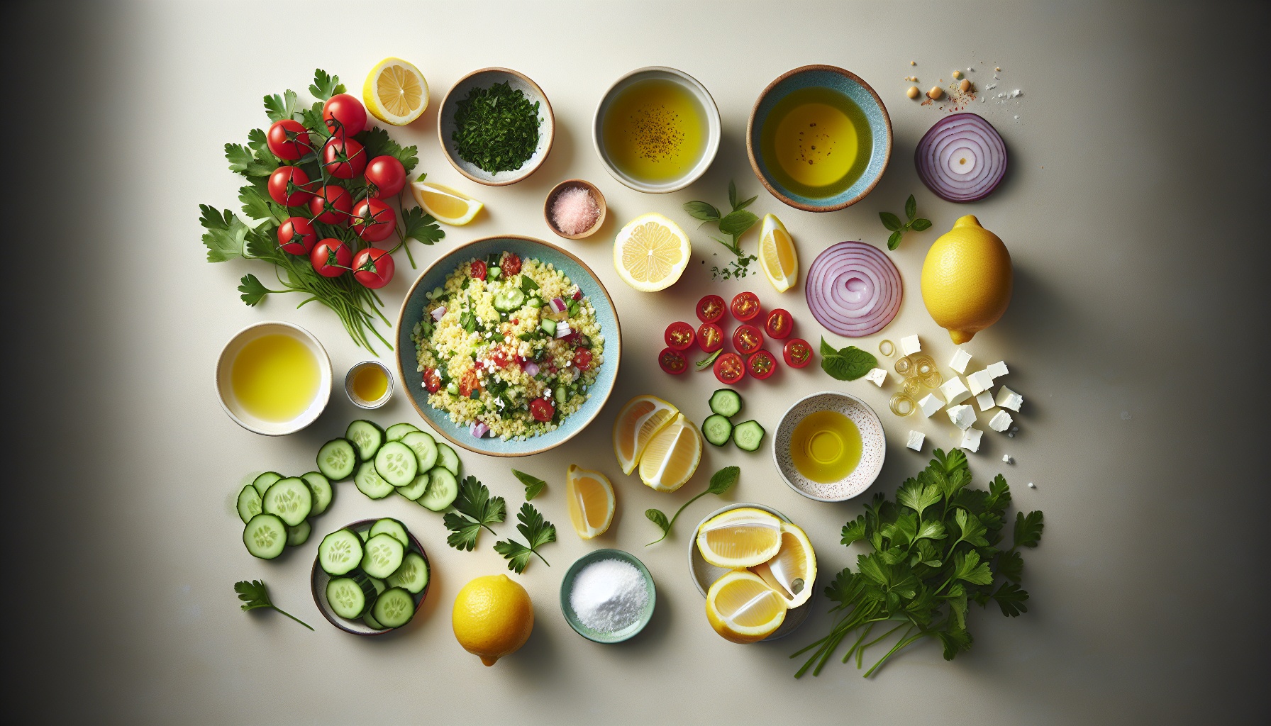 Easy Homemade Lemon Herb Couscous Salad Recipe