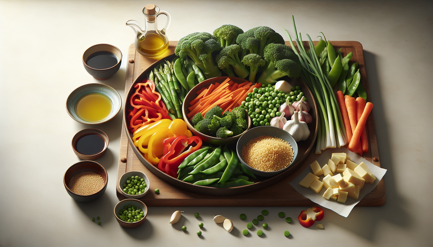 Easy Homemade Vegetable Stir Fry with Ginger Soy Sauce Recipe