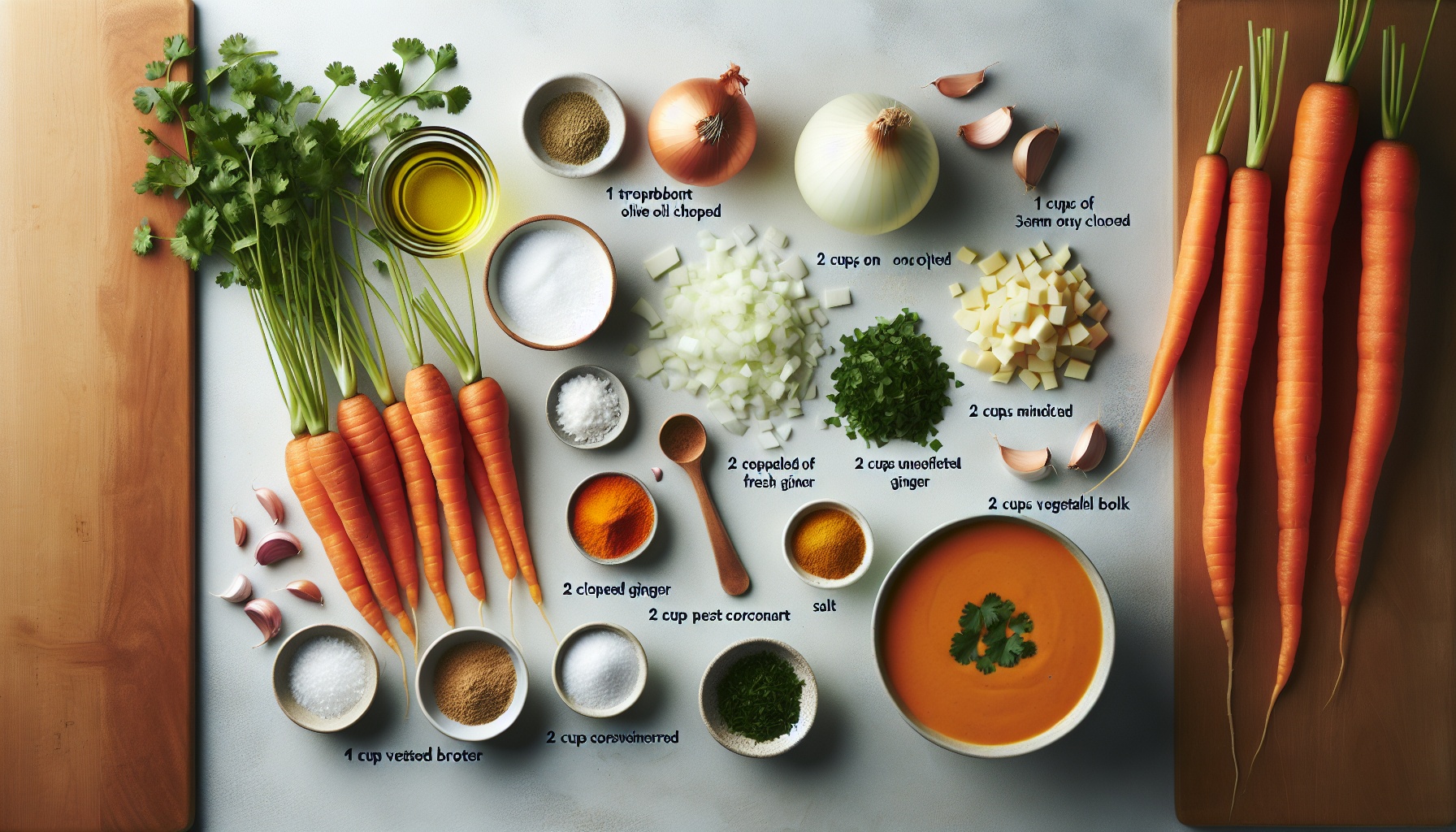 Simple Homemade Carrot Ginger Bisque Soup Recipe