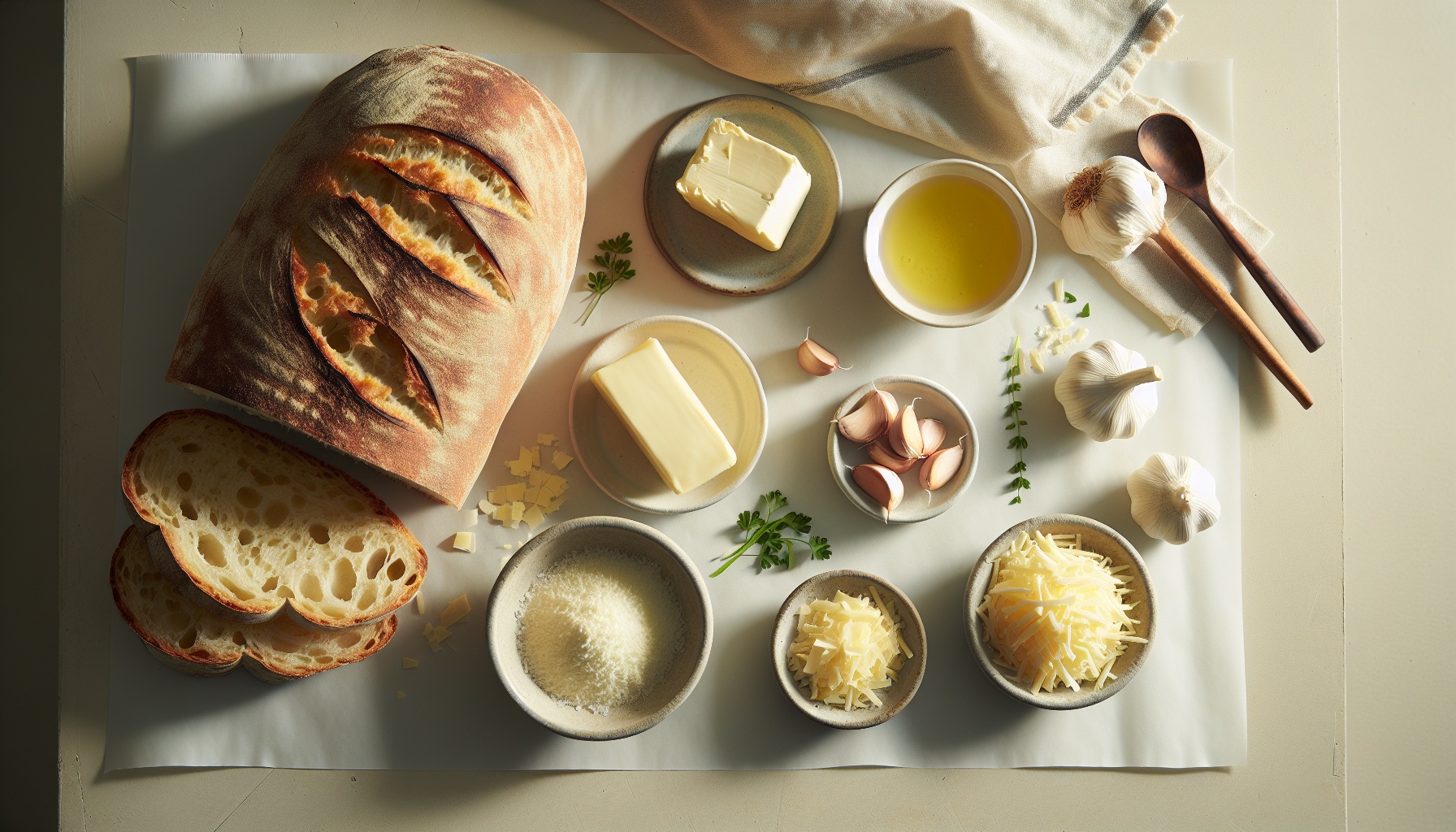 Simple Homemade Cheesy Garlic Pull Apart Bread Recipe
