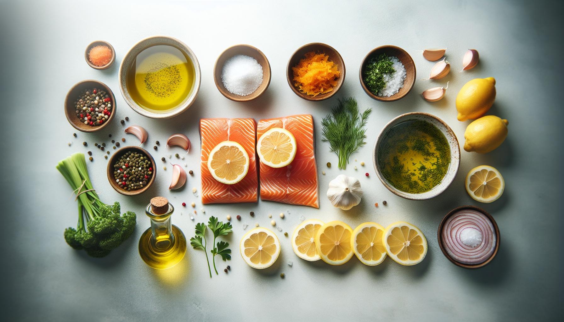 Simple Homemade Citrus Herb Marinated Grilled Salmon Recipe