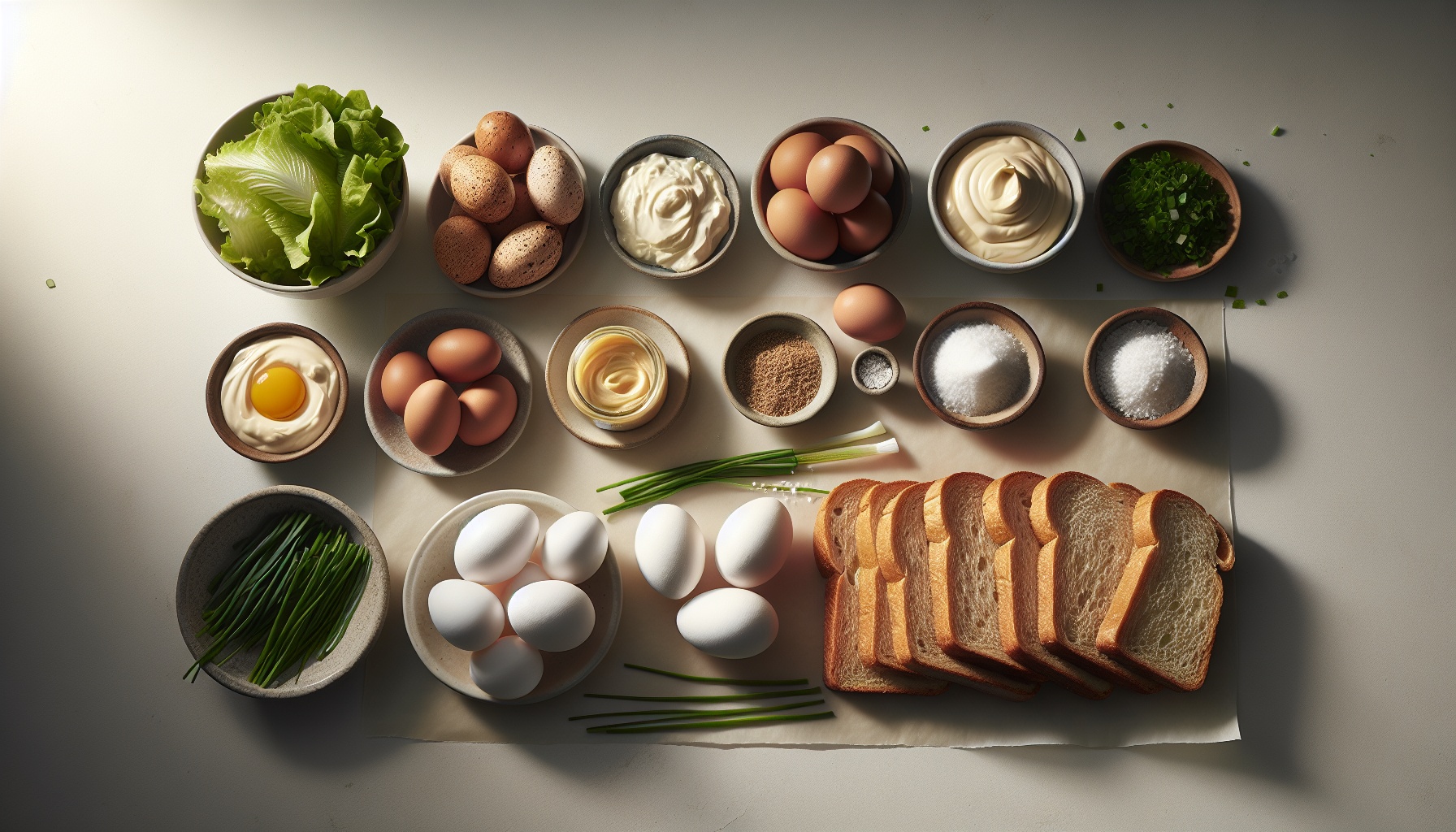 Simple Homemade Classic Egg Salad Sandwiches Recipe