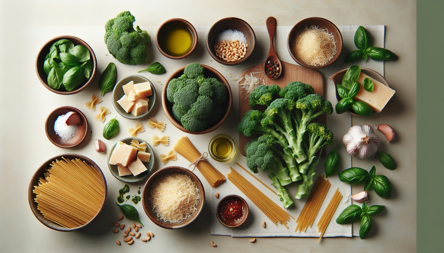 Simple Homemade Creamy Broccoli Pesto Pasta Recipe