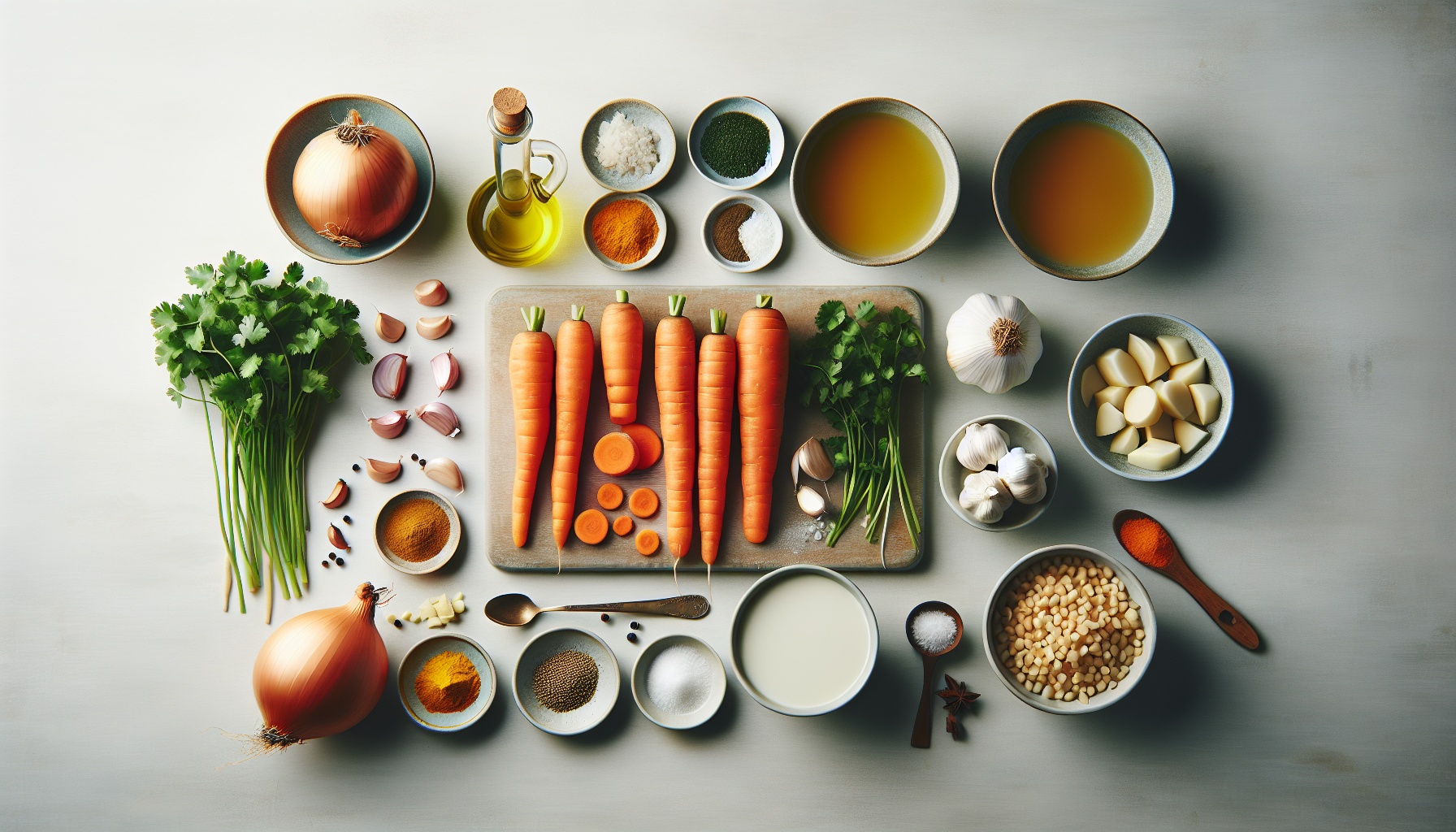 Simple Homemade Creamy Carrot Ginger Soup Recipe