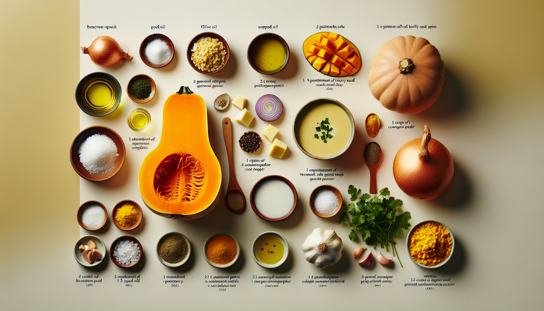 Simple Homemade Creamy Coconut Curry Butternut Squash Soup Recipe