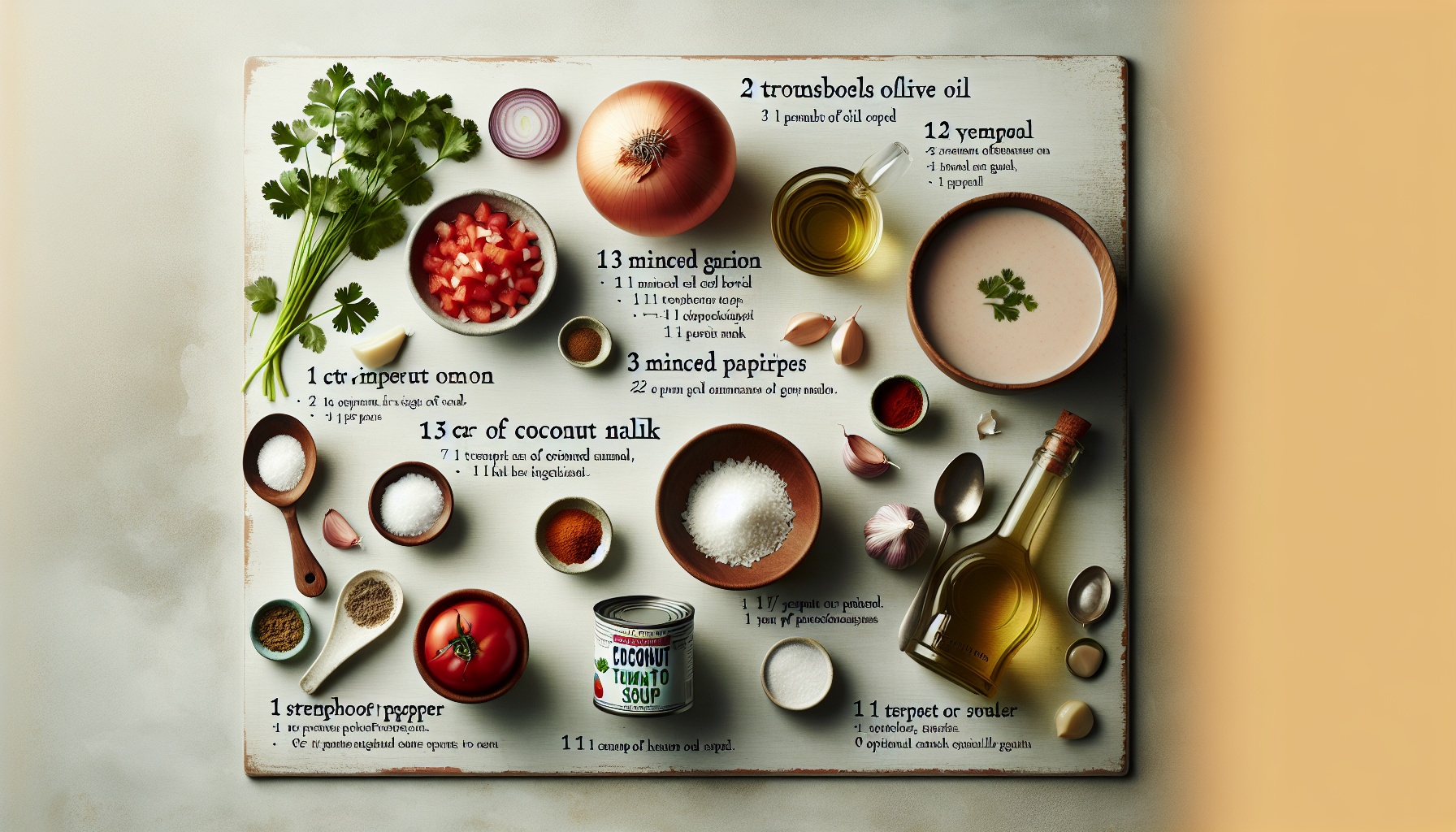 Simple Homemade Creamy Coconut Tomato Soup Recipe