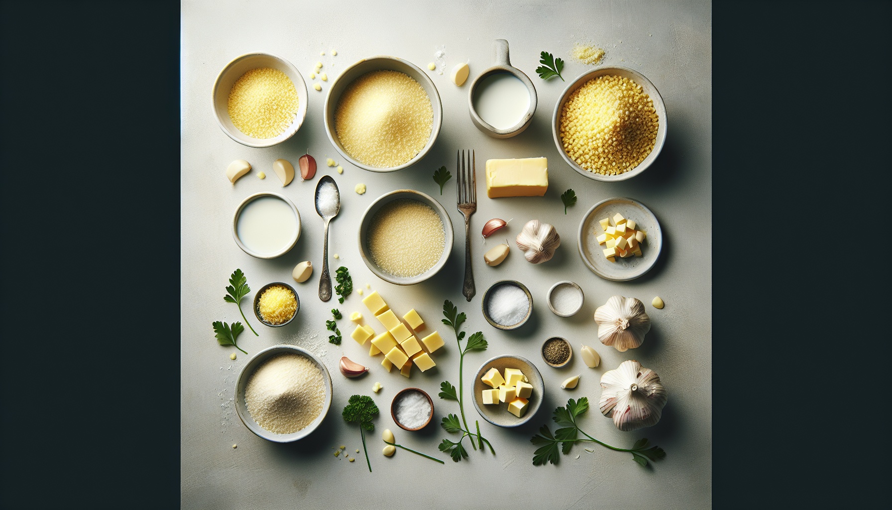 Simple Homemade Creamy Garlic Parmesan Polenta Recipe