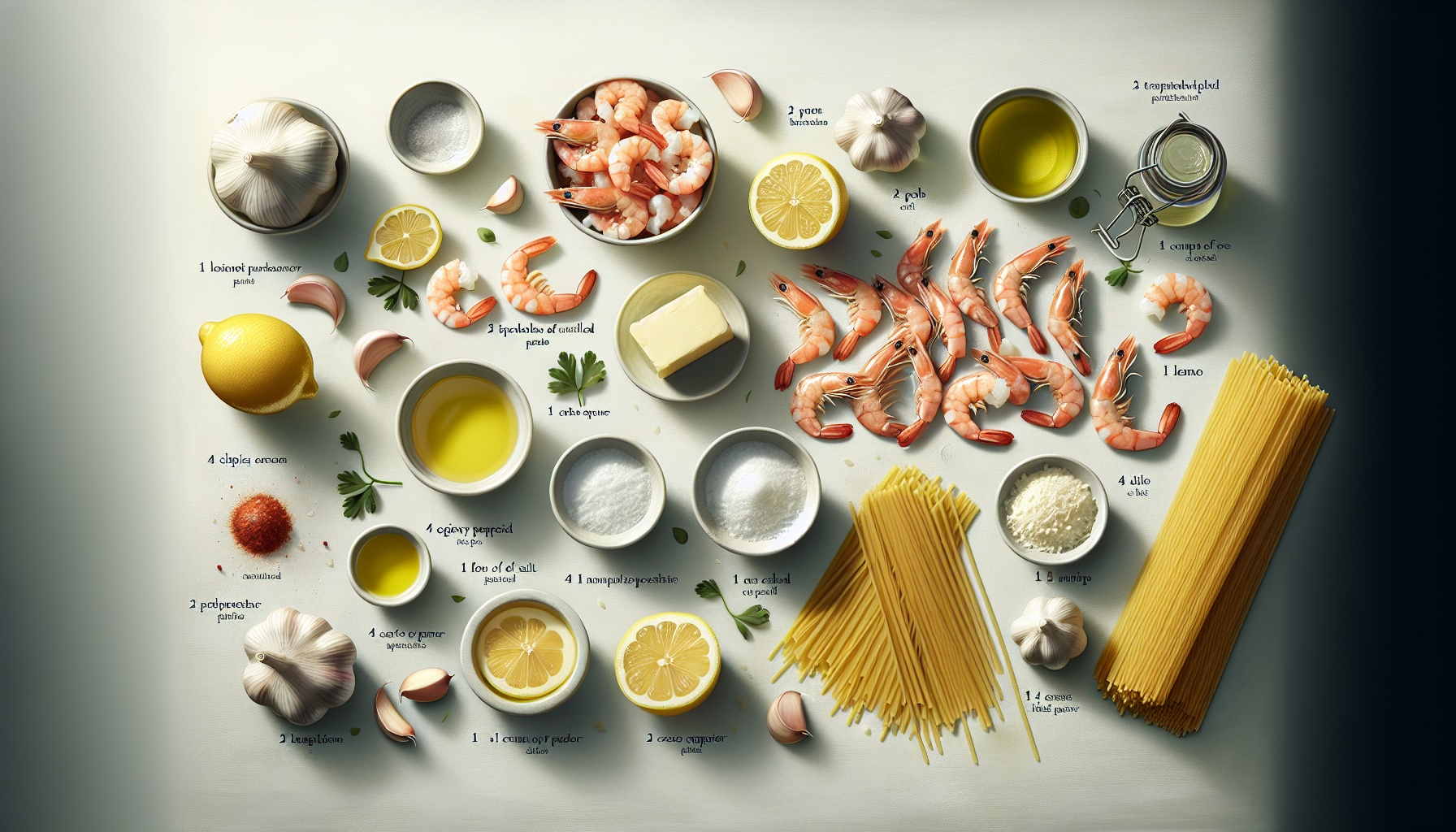 Simple Homemade Creamy Lemon Butter Shrimp Pasta Recipe