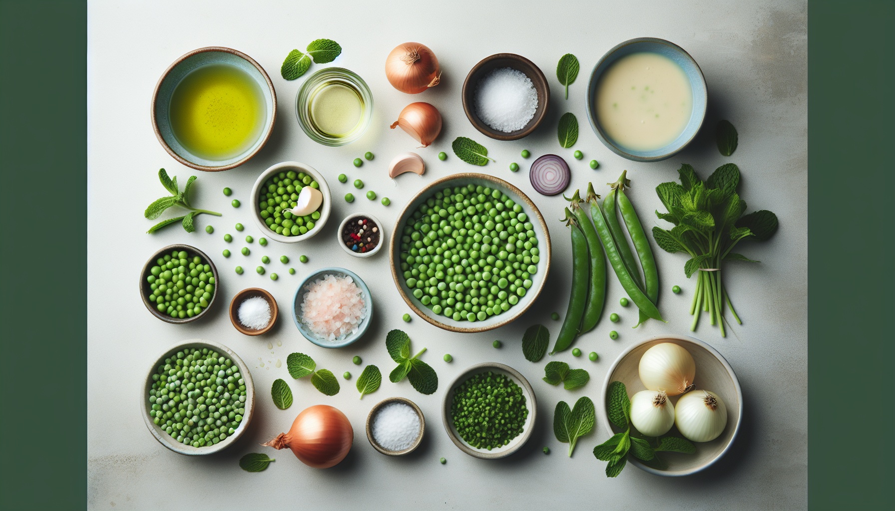 Simple Homemade Creamy Pea and Mint Soup Recipe