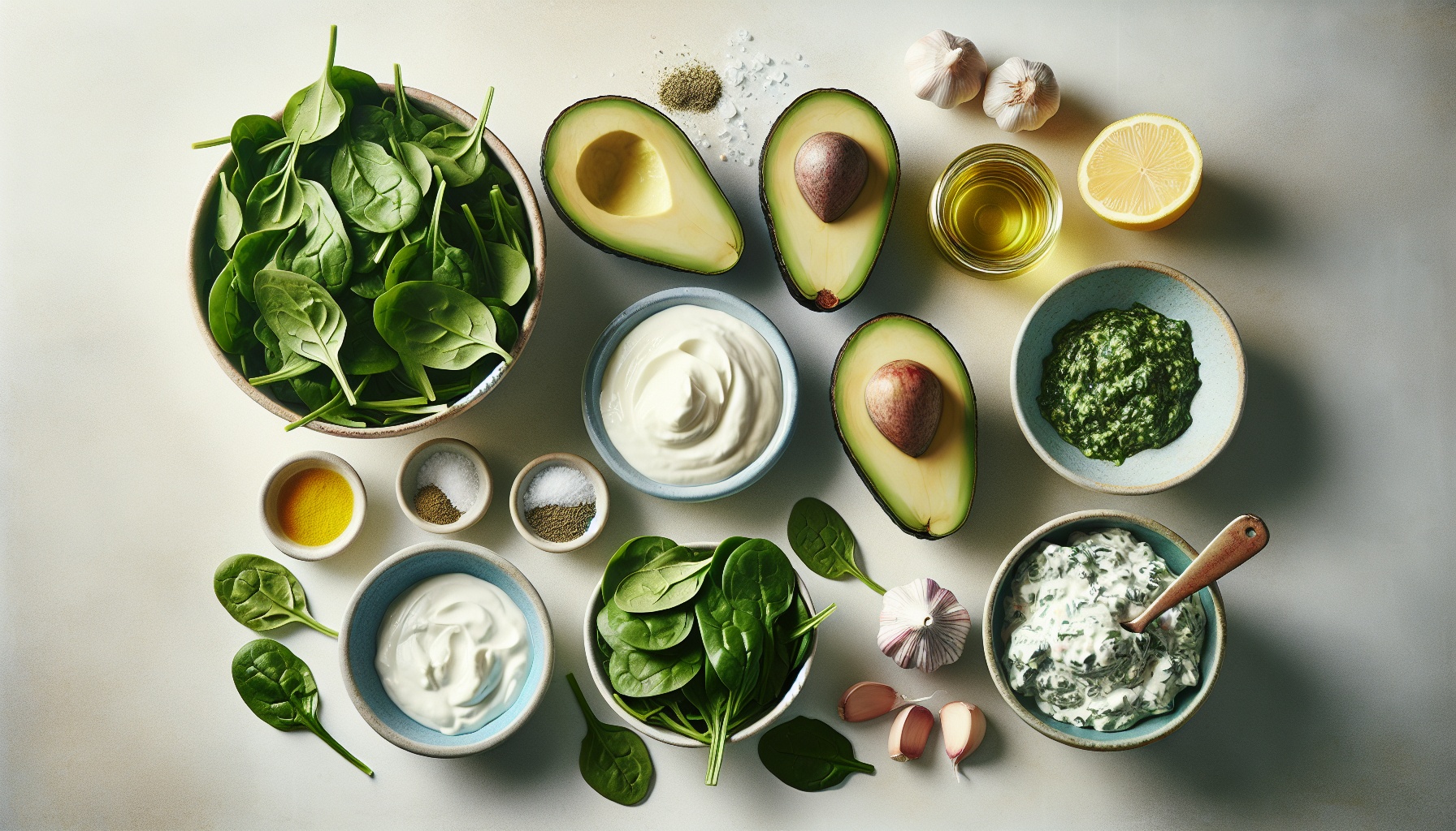Simple Homemade Creamy Spinach Avocado Dip Recipe