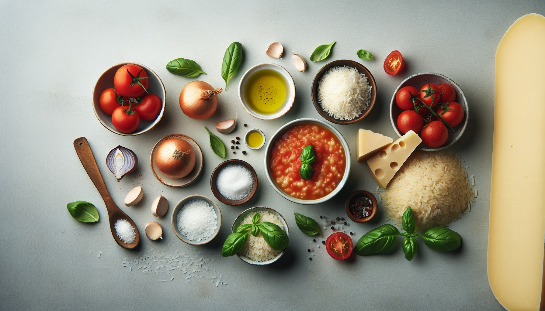 Simple Homemade Creamy Tomato Basil Risotto Recipe