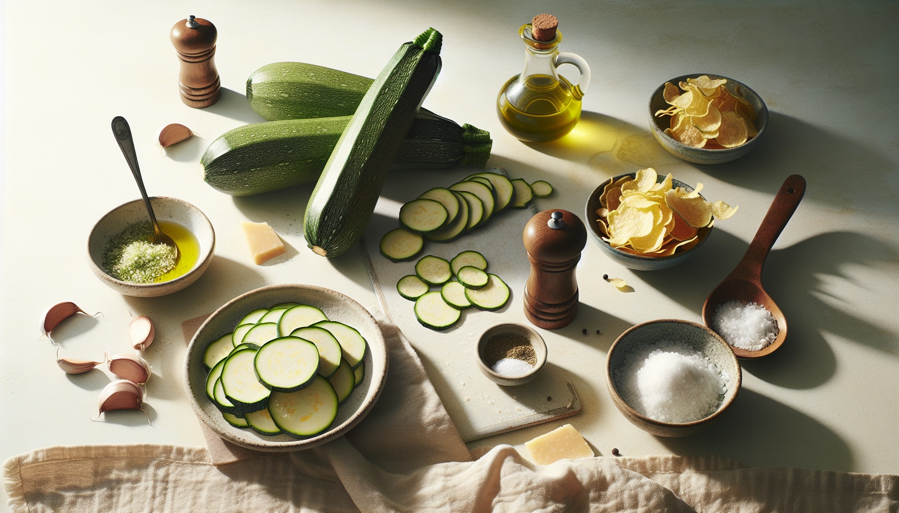 Simple Homemade Crispy Baked Zucchini Chips Recipe