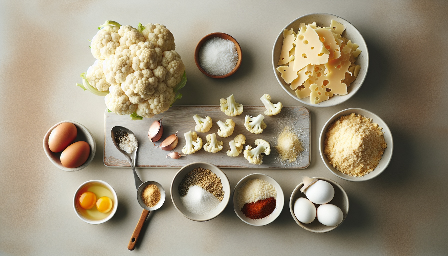 Simple Homemade Crispy Parmesan Cauliflower Nuggets Recipe