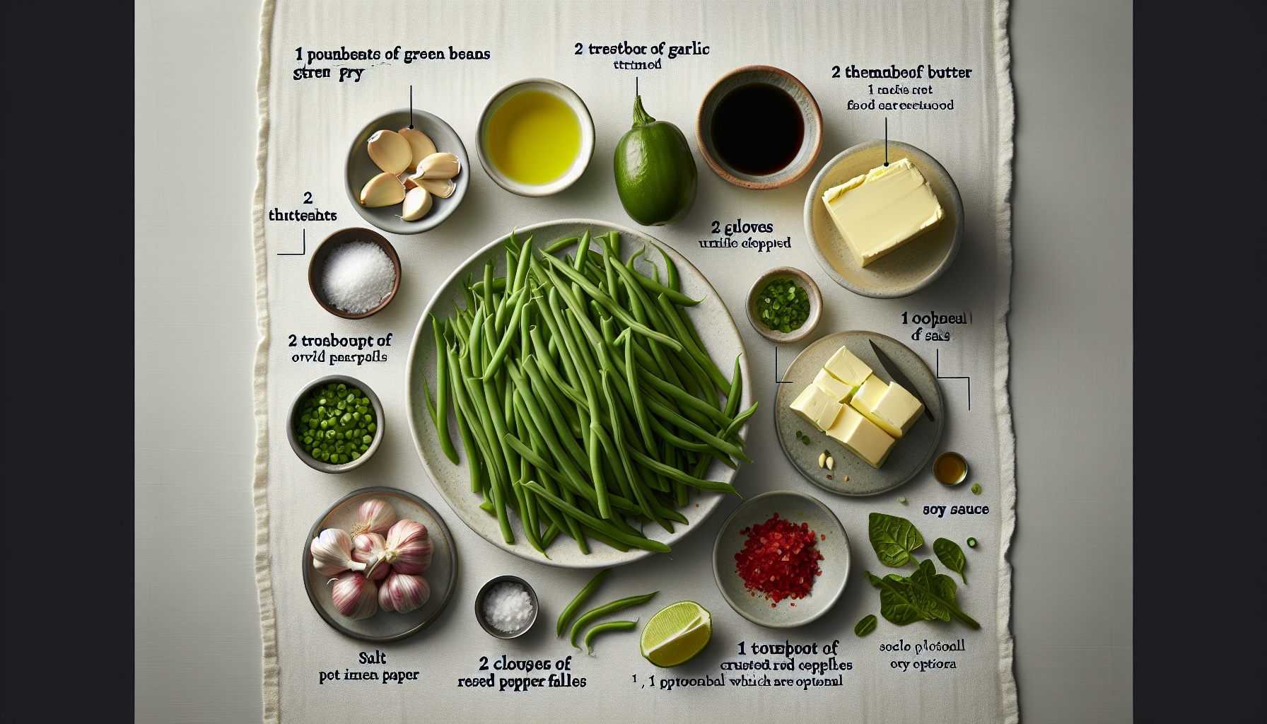 Simple Homemade Garlic Butter Green Bean Stir Fry Recipe