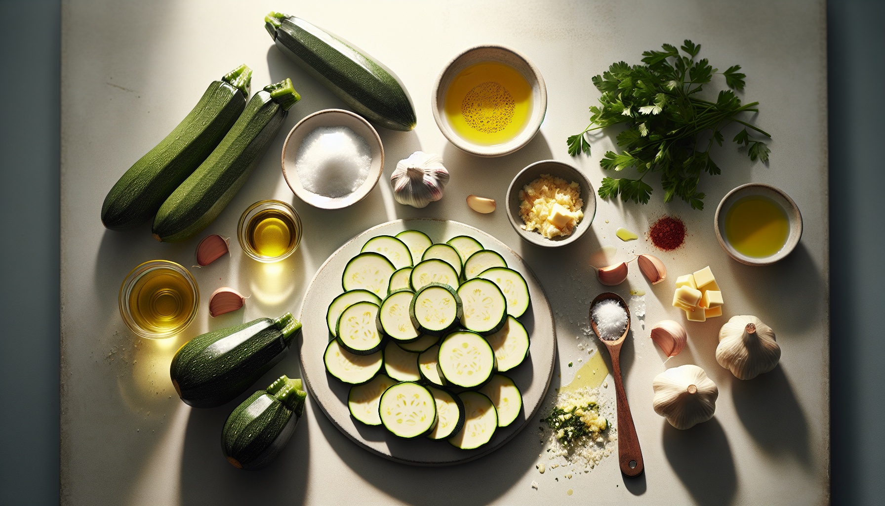 Simple Homemade Garlic Lemon Butter Roasted Zucchini Recipe