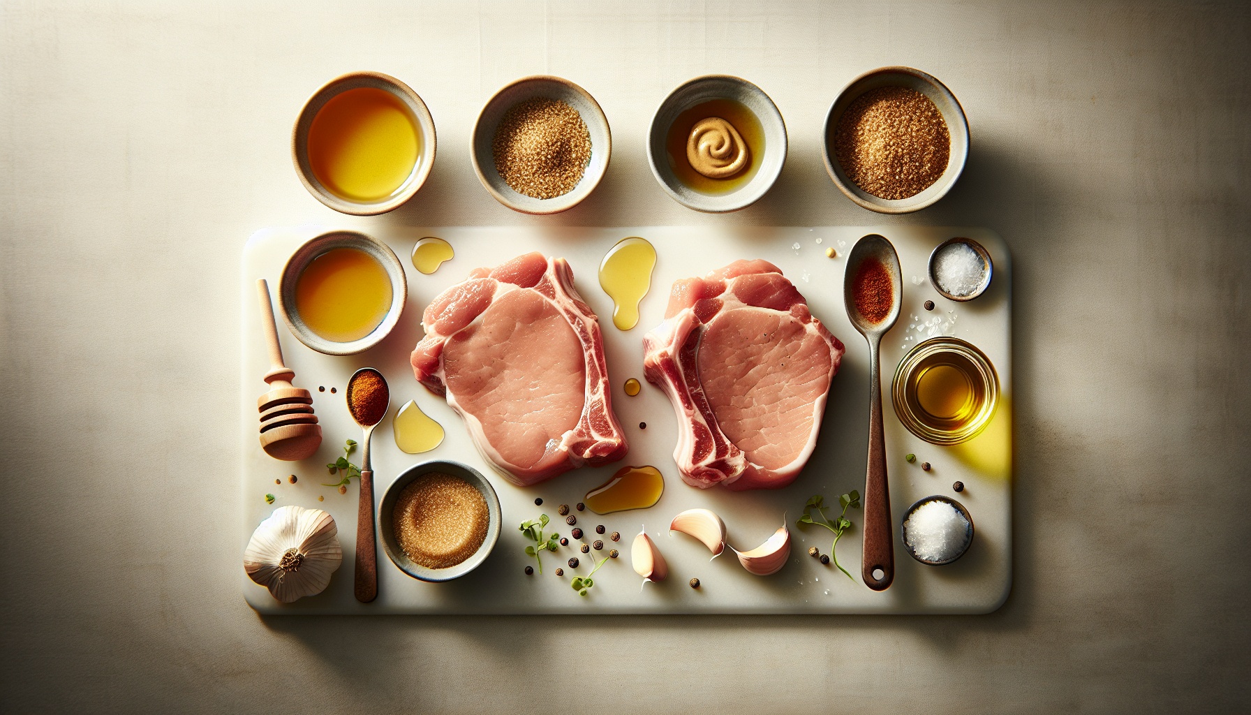 Simple Homemade Honey Mustard Glazed Pork Chops Recipe