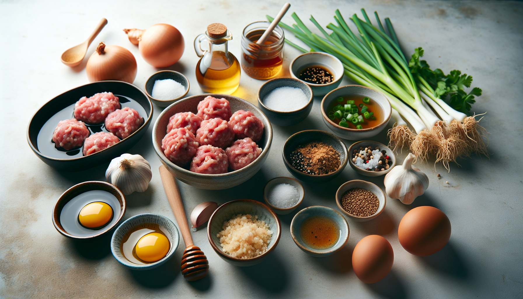 Simple Homemade Honey Soy Glazed Pork Meatballs Recipe