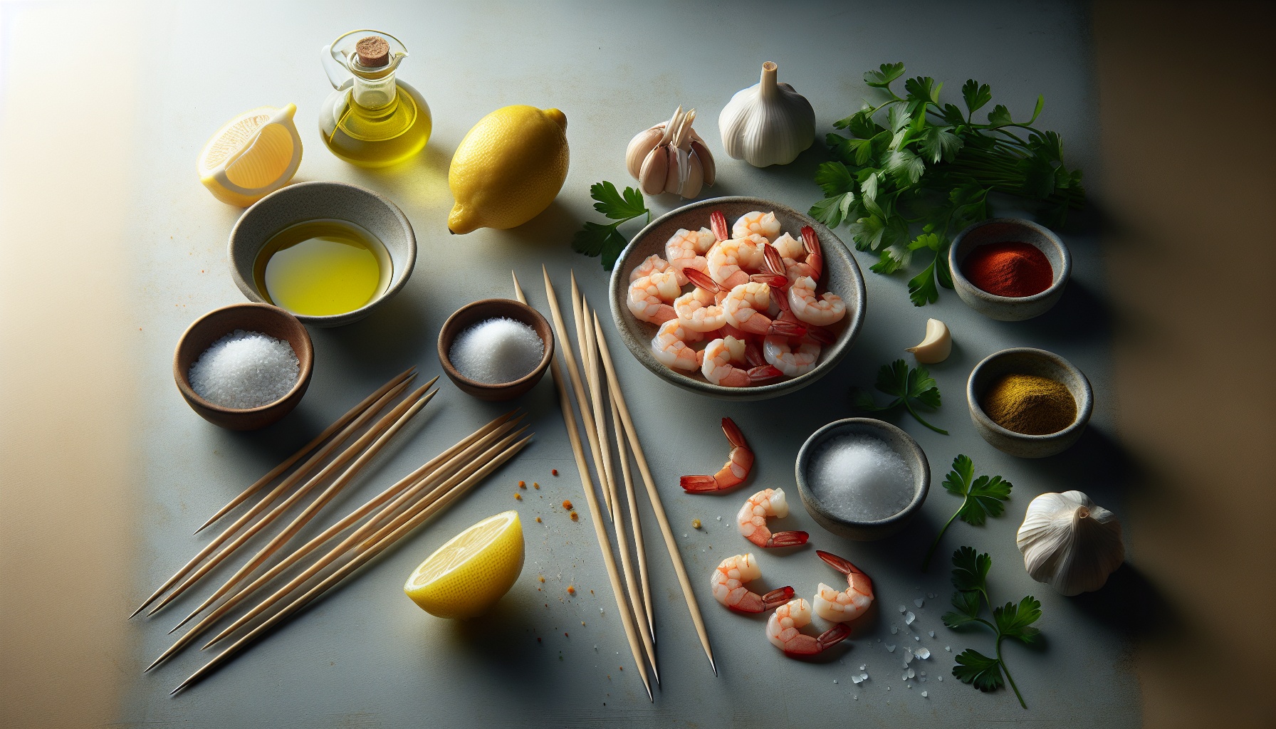 Simple Homemade Lemon Garlic Shrimp Skewers Recipe