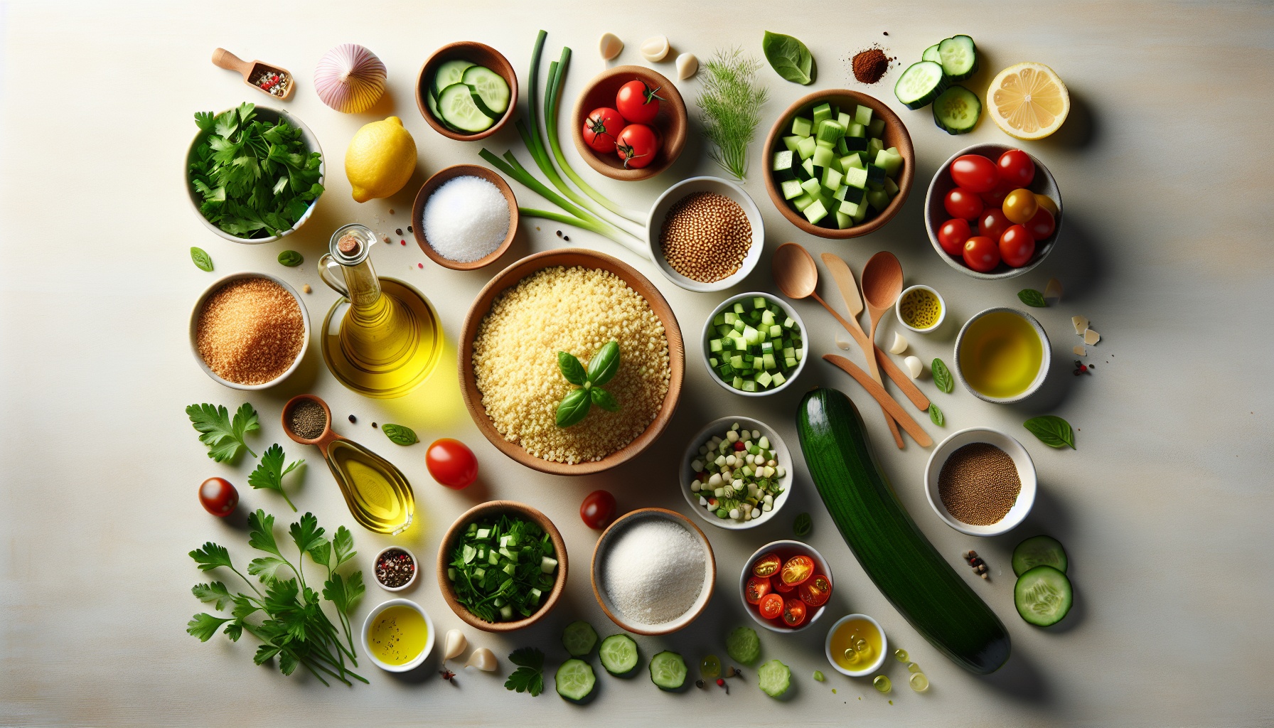 Simple Homemade Lemon Herb Couscous Salad Recipe