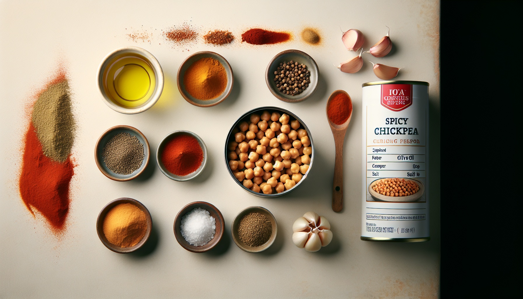 Simple Homemade Spicy Roasted Chickpea Snack Recipe