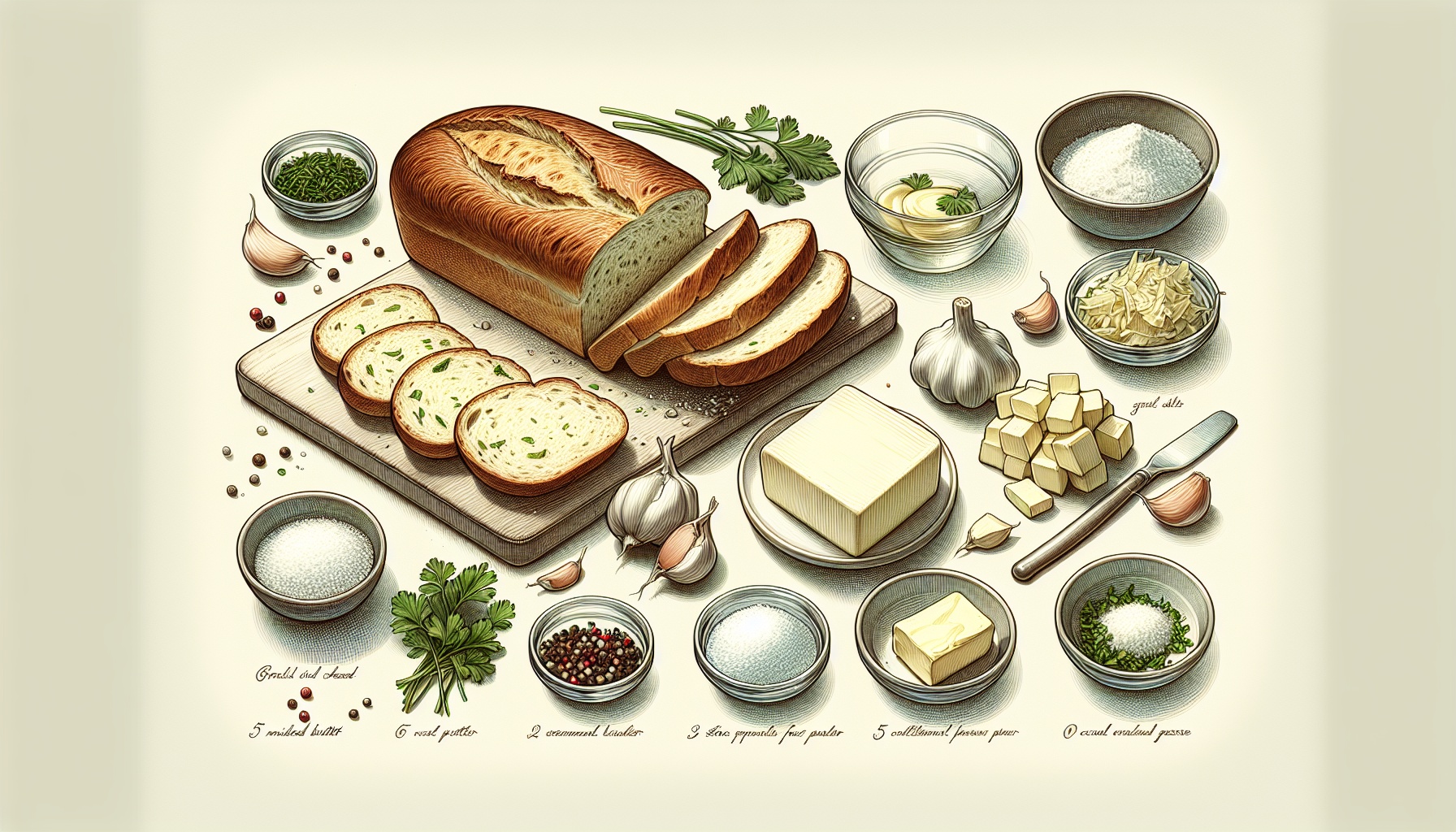 Simple Classic Garlic Bread Recipe