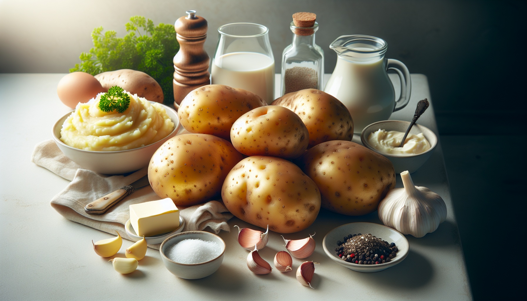 Simple Homemade Garlic Mashed Potatoes Recipe