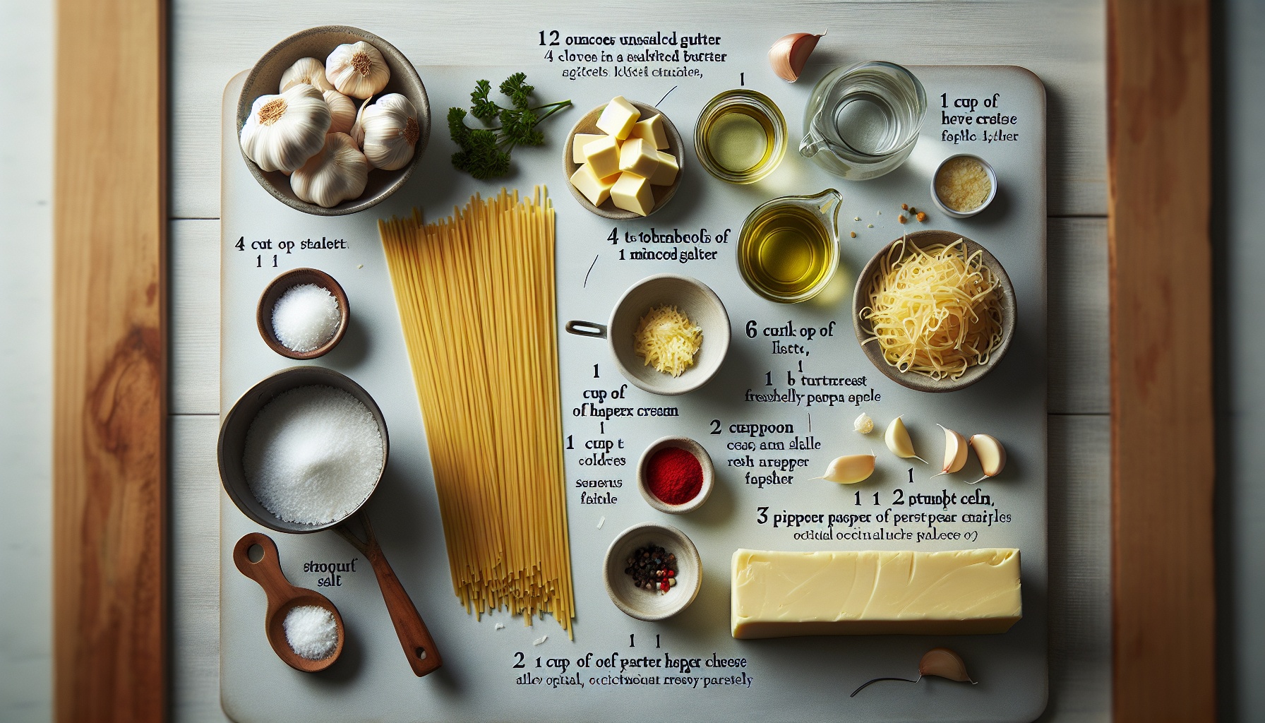Creamy Garlic Butter Pasta With Parmesan Recipe