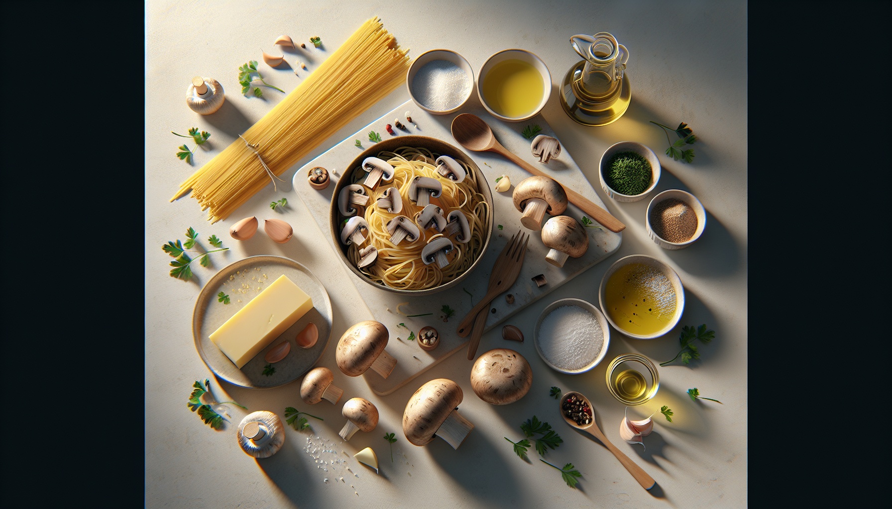 Creamy Mushroom Pasta With Garlic And Parmesan Recipe