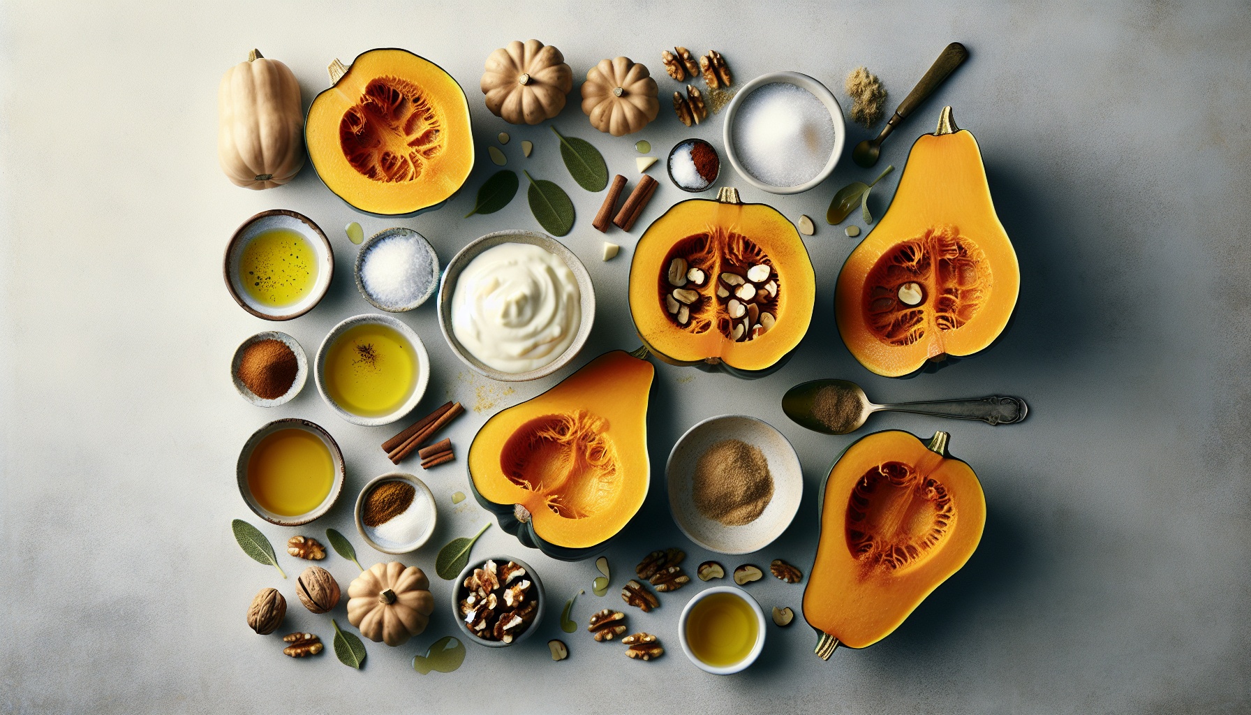 Spiced Maple Acorn Squash Wedges With Walnut Crumble And Sage Yogurt Recipe