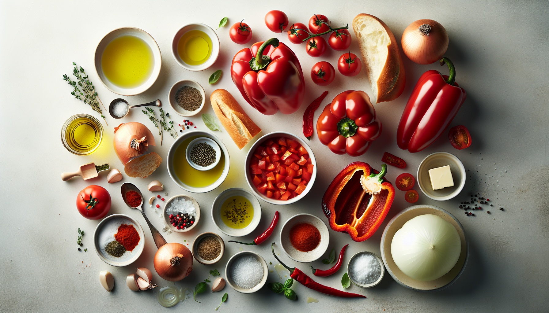 Roasted Red Pepper Tomato Bisque With Basil Croutons And A Drizzle Of Chili Oil Recipe