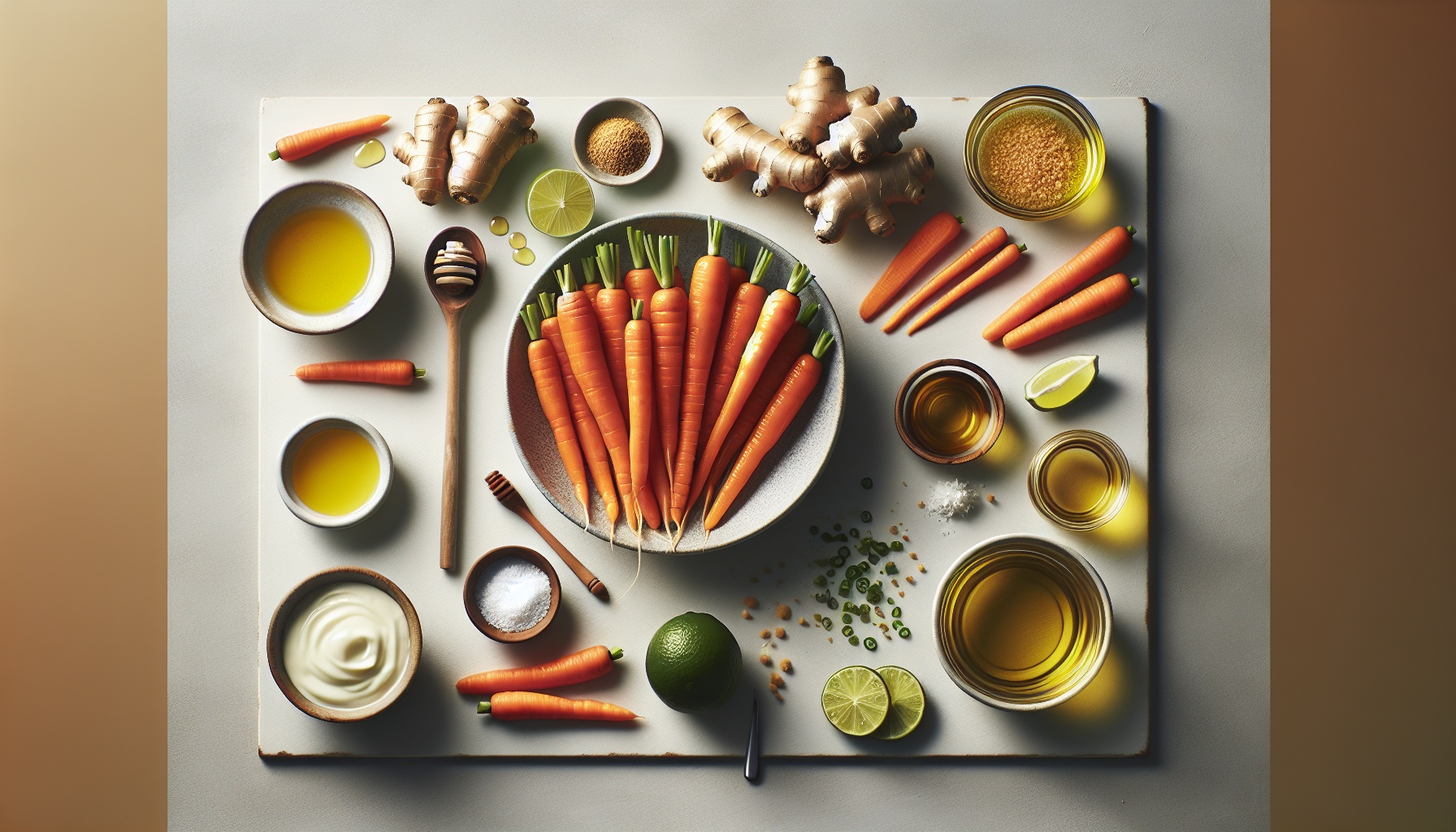 Honey Ginger Grilled Carrots With Sesame Lime Yogurt And Toasted Chili Crunch Recipe