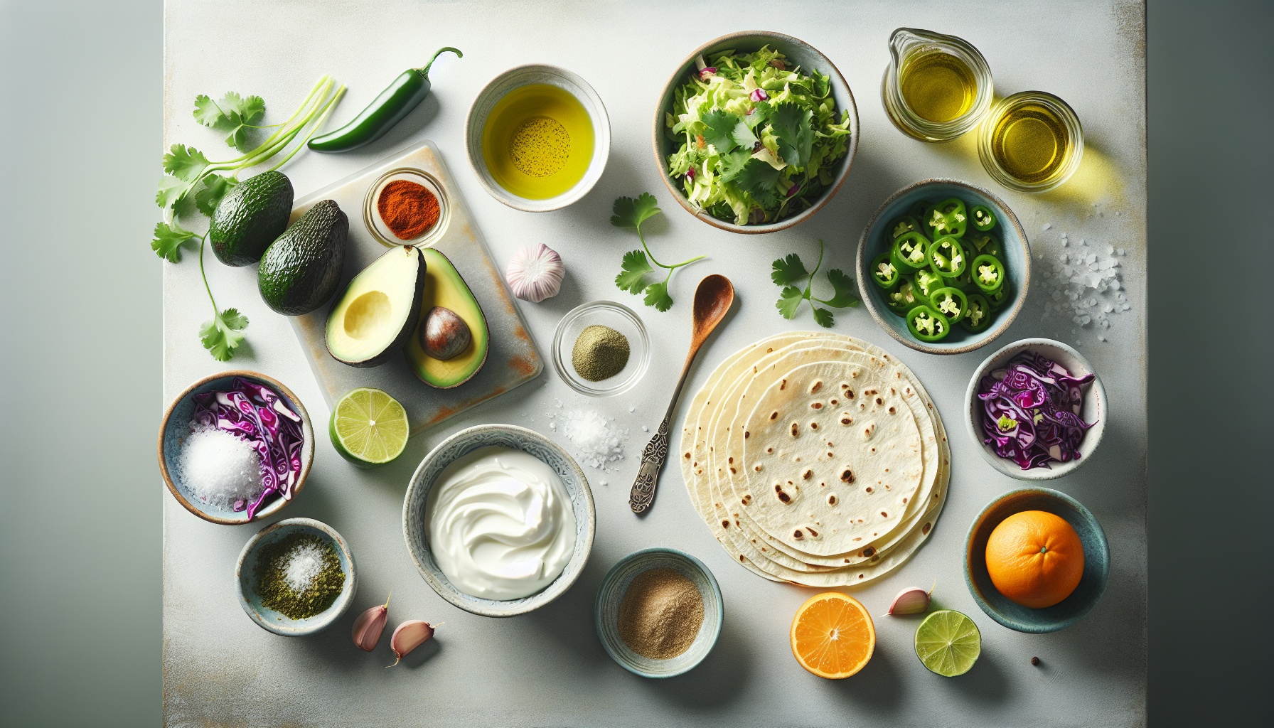Grilled Avocado Tacos With Citrus Slaw And Jalapeno Yogurt Dressing Recipe