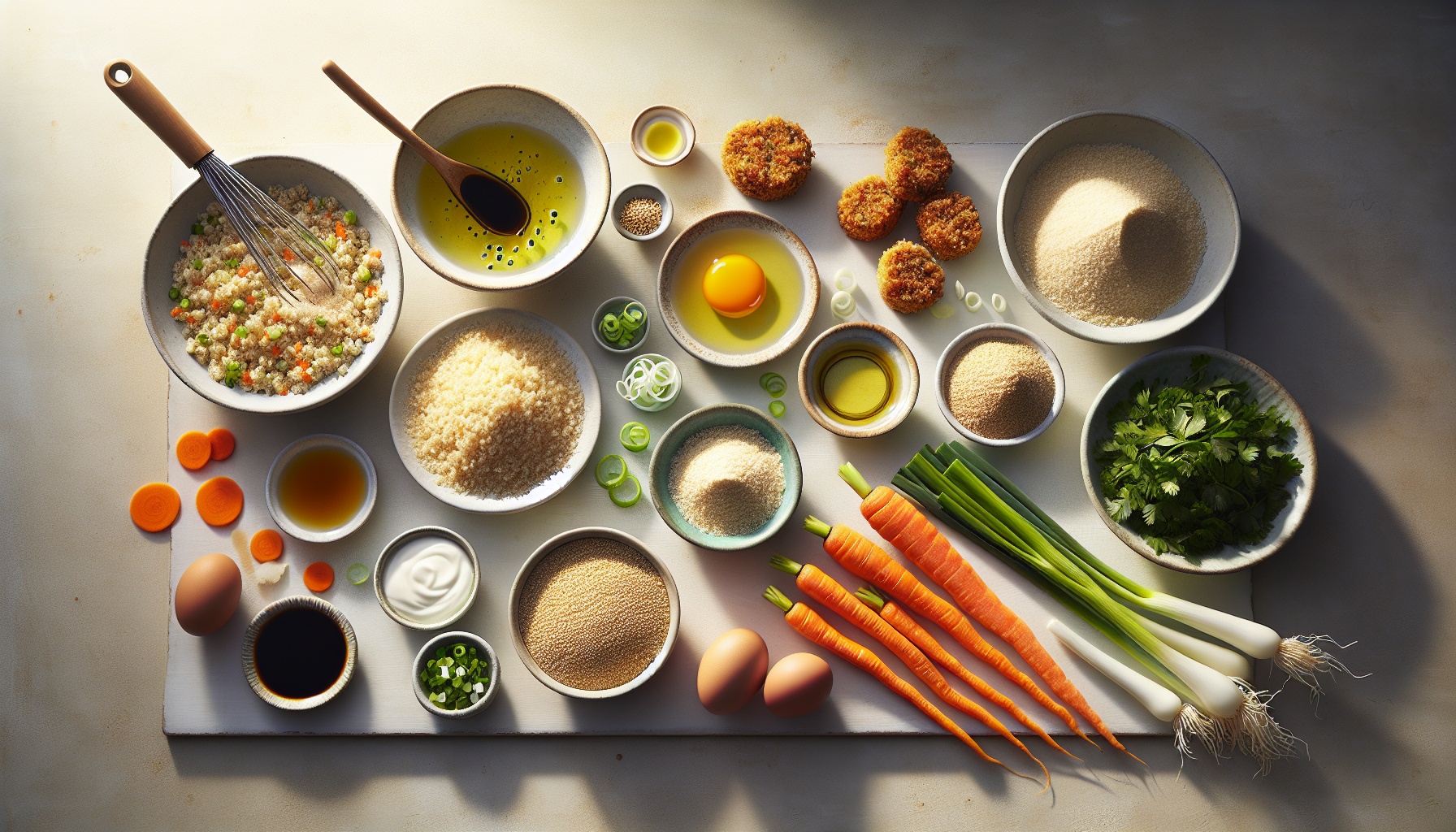 Crispy Sesame Quinoa Patties With Ginger Lime Dipping Sauce Recipe