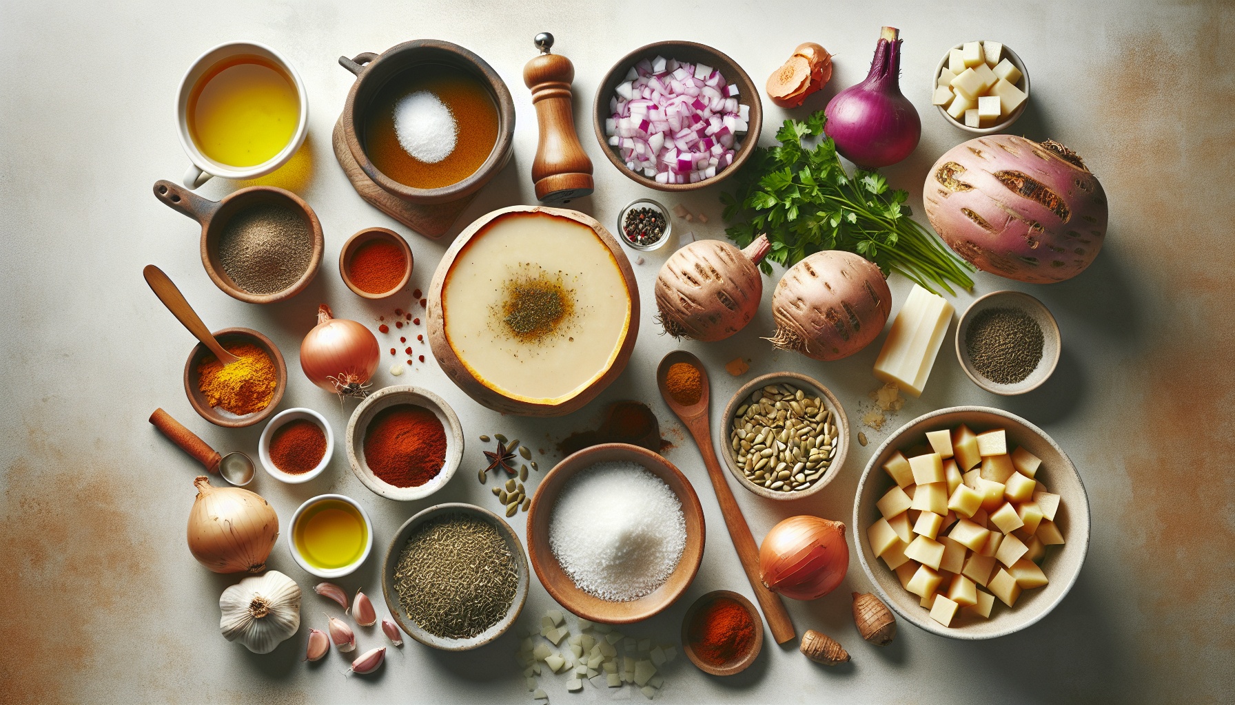 Smoky Maple Rutabaga Bisque With Crunchy Pepita Gremolata Recipe